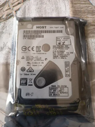 Disco Duro HGST 2.5 500GB SATA