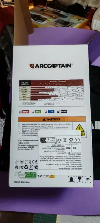 Máscara soldar ARCCAPTAIN automática