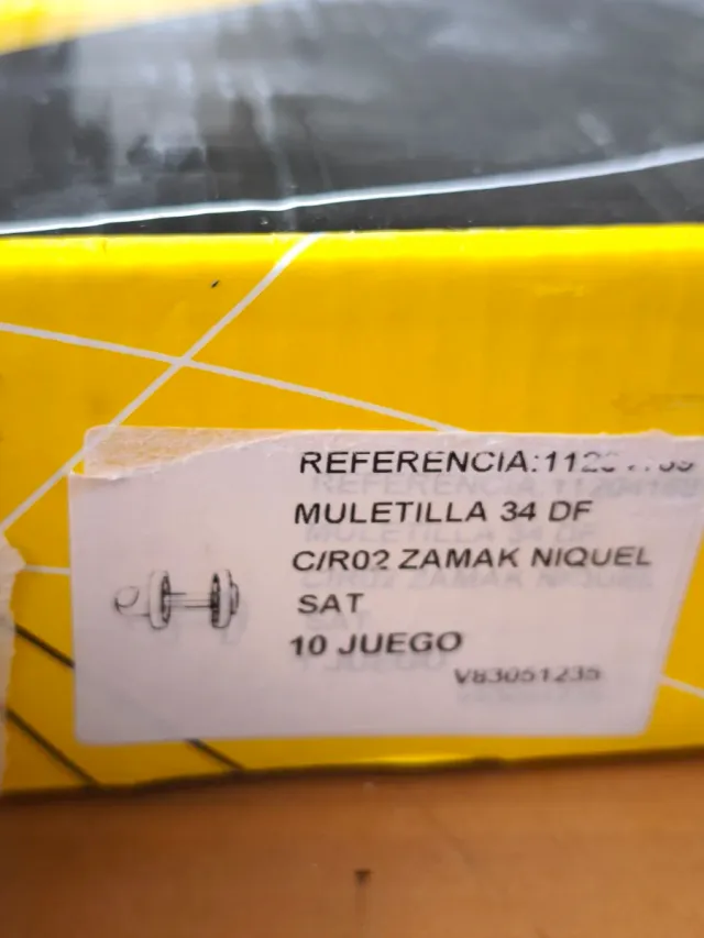 2 Juegos Condena Baño Níquel Satinado