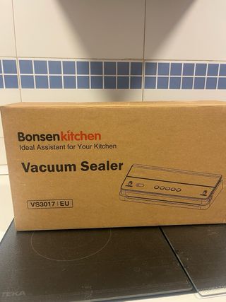 Envasadora al vacío Bonsenkitchen con cortador