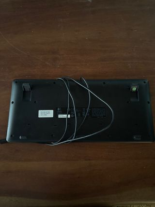 Teclado Logitech Negro Cableado