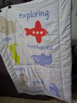 Bolso y edredón bebé