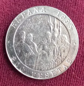 Moneda de 200 pesetas. Maestros de la Pintura 1995