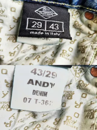 Jeans Roy Roger's Andy Donna - Made in Italy - W29