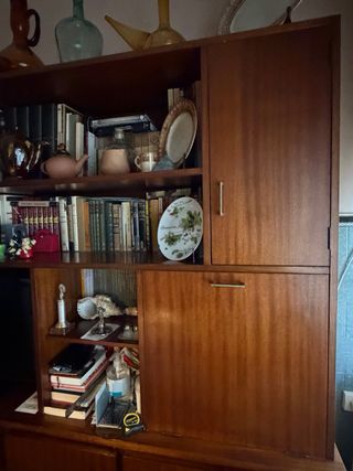 Mueble Estantería Madera Vintage