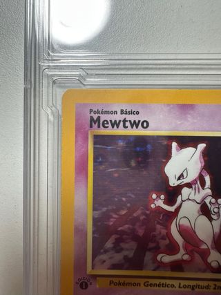Mewtwo Carta Pokémon 1ª Edición Base Set