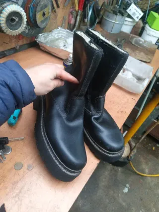 Botas Bufalo Negras Nuevas