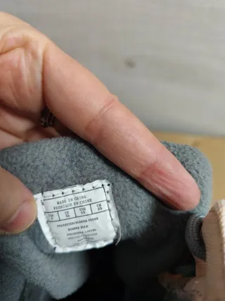 Botas de agua rosas y grises T39 (37/38)