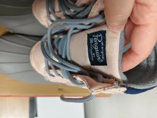 Botas de agua rosas y grises T39 (37/38)