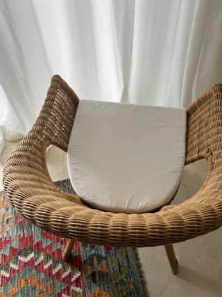 Butaca de mimbre El Corte Inglés