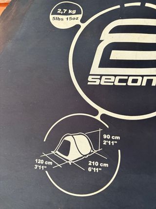 Tienda de campaña 2,7 kg