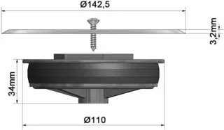 Tapa Expansiva Sifónico Tecnoagua