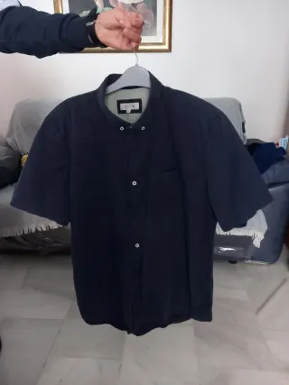 Camisa River Island Azul Talla XL