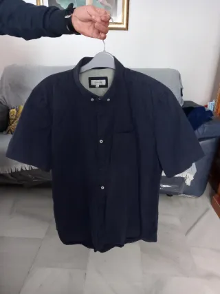 Camisa River Island Azul Talla XL