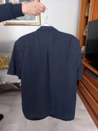 Camisa River Island Azul Talla XL