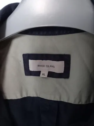 Camisa River Island Azul Talla XL