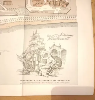 Mapa Monumental Barcelona 1958