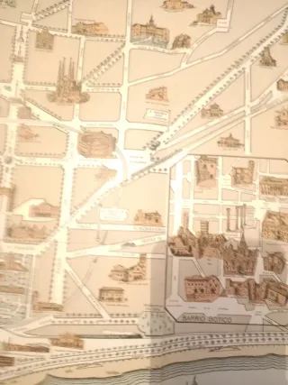 Mapa Monumental Barcelona 1958