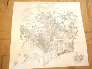 Mapa Monumental Barcelona 1958