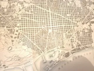 Mapa Monumental Barcelona 1958