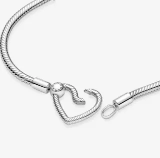 Pulsera de Plata Corazón Pandora