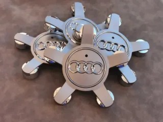135mm Tapabujes Audi Centro de Ruedas Llantas
