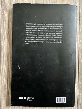 La formación del derecho privado romano