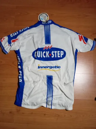 Maillot Ciclismo Quick Step Azul y Blanco