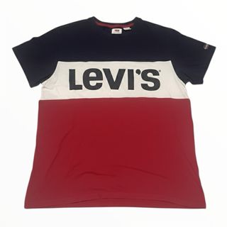 Camiseta Levi's Colorblock Azul Rojo
