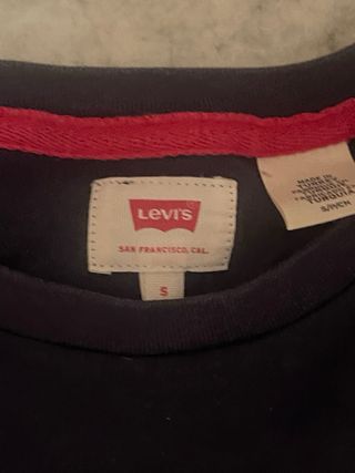 Camiseta Levi's Colorblock Azul Rojo