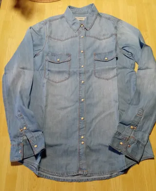 Camisa vaquera azul