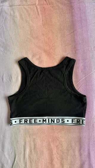 Top deportivo negro Pull&Bear