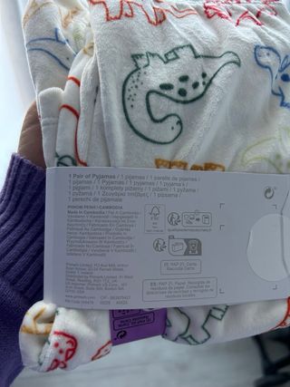 Primark Pigiama Dinosauri 12-18 Mesi