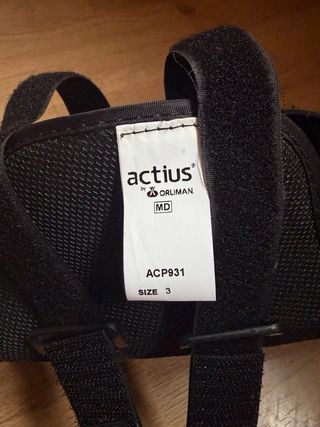 Zapato postquirúrgico negro