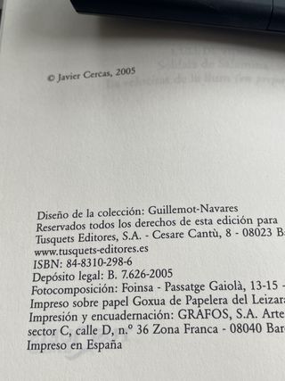 2 novelas de Javier Cercas