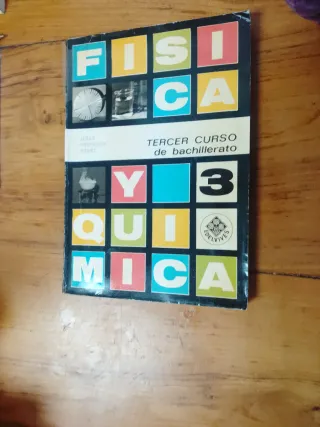 Física y Química 3º Bachillerato Años 70