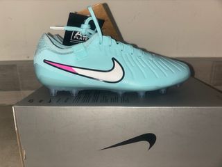 Botas Nike Tiempo Legend 10 AG Azul/Rosa