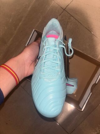 Botas Nike Tiempo Legend 10 AG Azul/Rosa