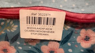 Mochila con carrito 42 cm floral