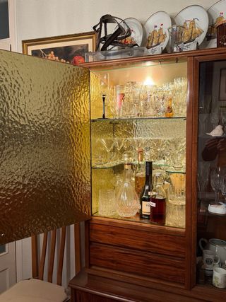 Aparador Mid Century con Bar