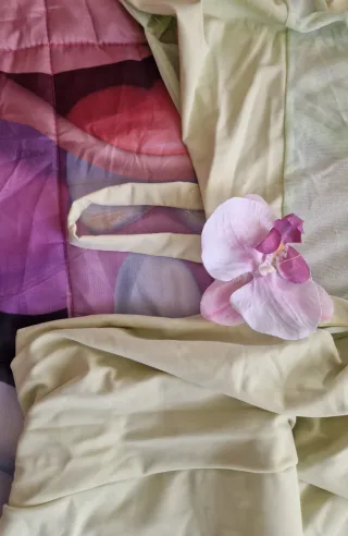 Abito lungo donna verde