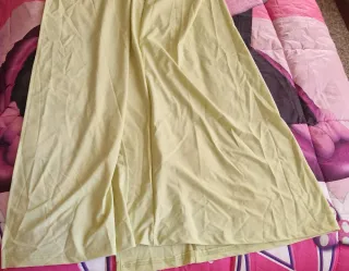 Abito lungo donna verde