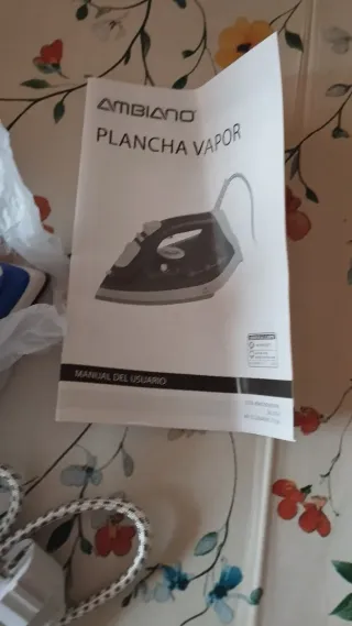 Plancha de vapor sin estrenar
