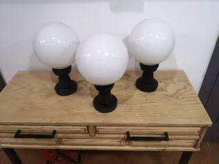 Faroles de jardín esféricos