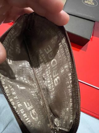 The Bridge portaoggetti nuovo in pelle