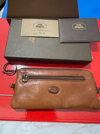 The Bridge portaoggetti nuovo in pelle