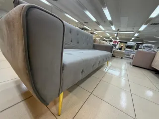 Sofá Cama Tela Camel o Gris Oscuro