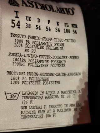 Salopette sci vintage uomo Astrolabio taglia XL