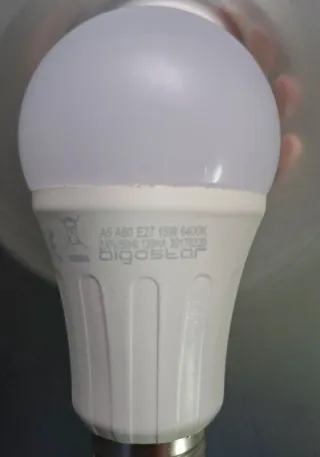 Lámpara de techo cristal y plástico Ikea