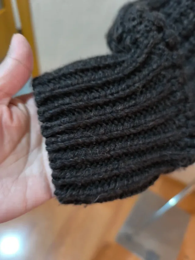 Jersey Zara con cuello de pelo